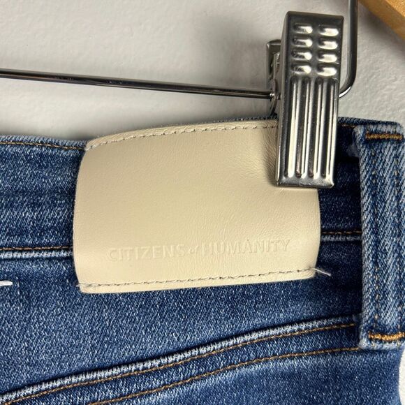 Citizens Of Humanity Palma Straight Raw Hem Jean in Ambry - Picture 8 of 10